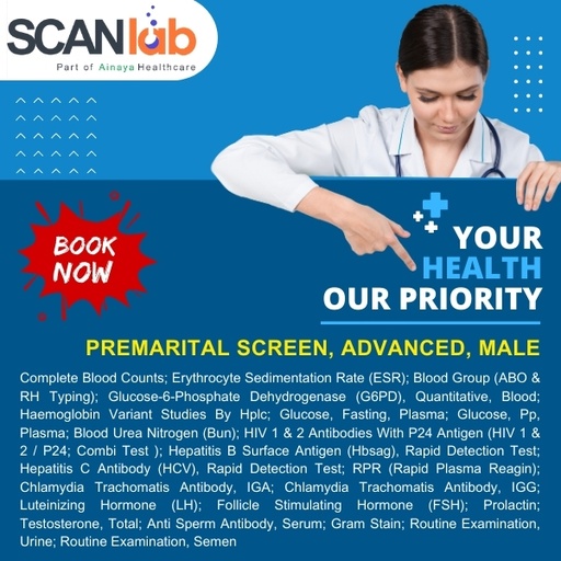 [SDL12237] PREMARITAL SCREEN, ADVANCED, MALE (SDL12237)