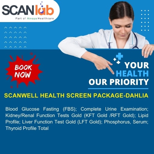 [SDL12364] SCANWELL HEALTH SCREEN PACKAGE-DAHLIA (SDL12364)