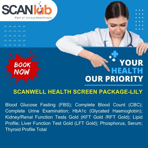 [SDL12366] SCANWELL HEALTH SCREEN PACKAGE-LILY (SDL12366)